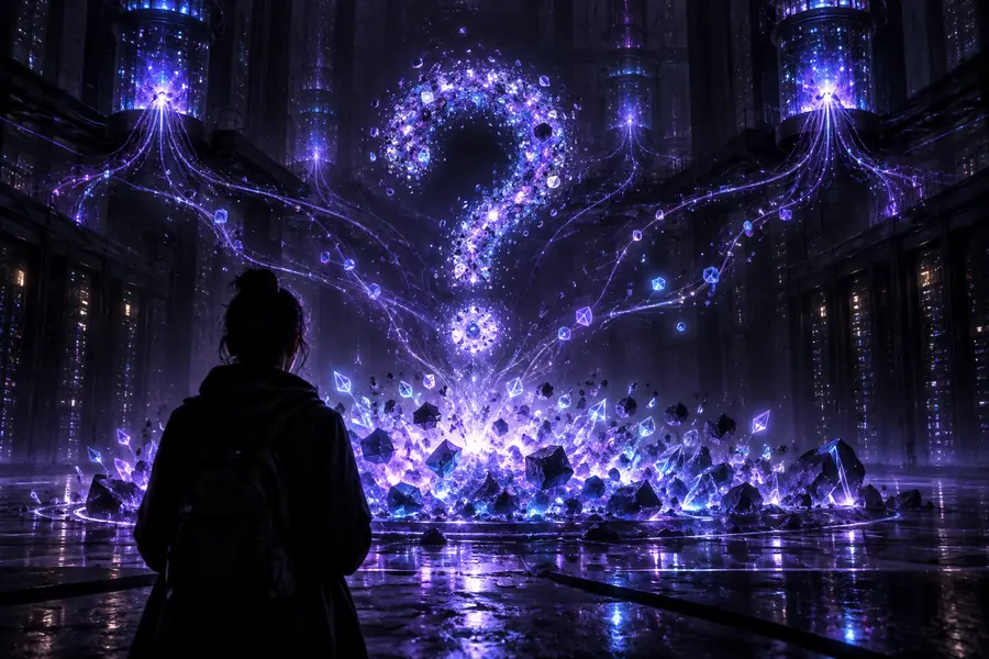 An open-ended AI question before structured evaluation